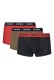 Hugo ανδρικά βαμβακερά 3pack boxers σε μαύρο, χακί και κόκκινο χρώμα  50532611-983