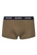 Hugo ανδρικά βαμβακερά 3pack boxers σε μαύρο, χακί και κόκκινο χρώμα  50532611-983