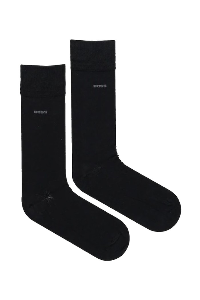 Boss ανδρικές ψηλές κάλτσες (2pack) σε μαύρο χρώμα 50534901-001