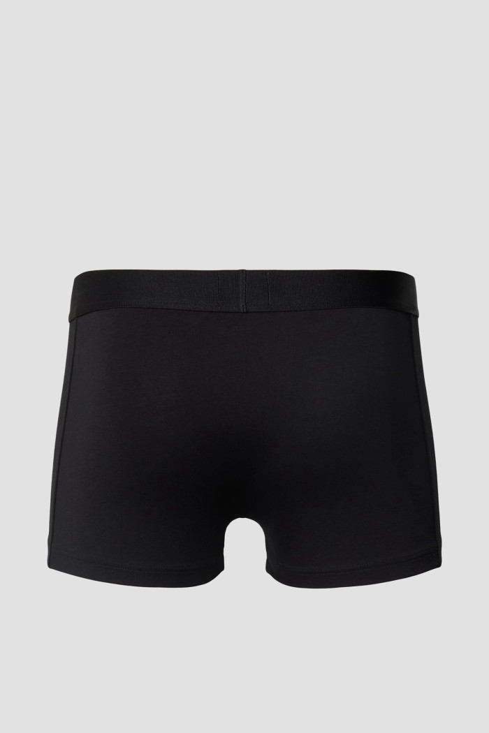 Boss ανδρικά boxers 3pack σε μαύρο χρώμα με μαύρο λάστιχο, κανονική γραμμή 95%cotton 5%elastane (organic cotton) 50544263-001