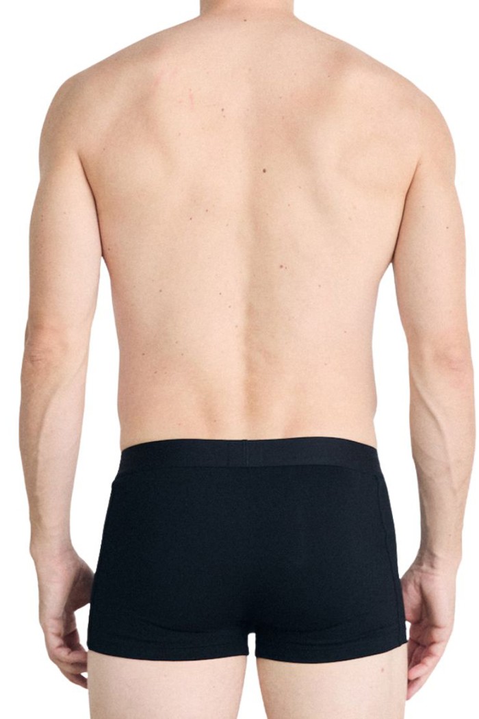 Boss ανδρικά boxers 3pack σε μαύρο χρώμα με μαύρο λάστιχο, κανονική γραμμή 95%cotton 5%elastane 50544263-002