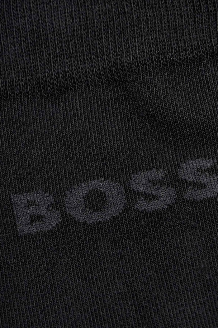 Boss ανδρικές ψηλές κάλτσες 4pack σε μαύρο χρώμα, σε συσκευασία δώρου 50547928-001