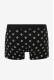 Boss ανδρικά boxers 3pack σε μαύρο χρώμα με μαύρο λάστιχο,κανονική γραμμή 95%cotton 5%elastane (organic cotton) 50549832-979