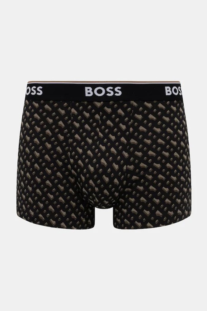 Boss ανδρικά boxers 3pack σε τρία διαφορετικά χρώματα, κανονική γραμμή 95%cotton 5%elastane 50554443-246