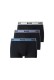 Boss ανδρικά boxers 3pack σε σκ.μπλε χρώμα με διαφορερικό χρώμα στο λάστιχο, 95%cotton 5%elastane 50554693-461