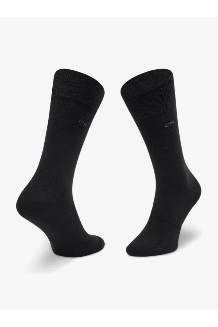 Calvin Klein ανδρικές κάλτσες 2pack βαμβακερές ψηλές σε μάυρο χρώμα 701218631 001