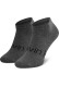 Calvin Klein ανδρικές κάλτσες 2 pairs βαμβακερές κοντές γκρι μελανζέ 701218712 003
