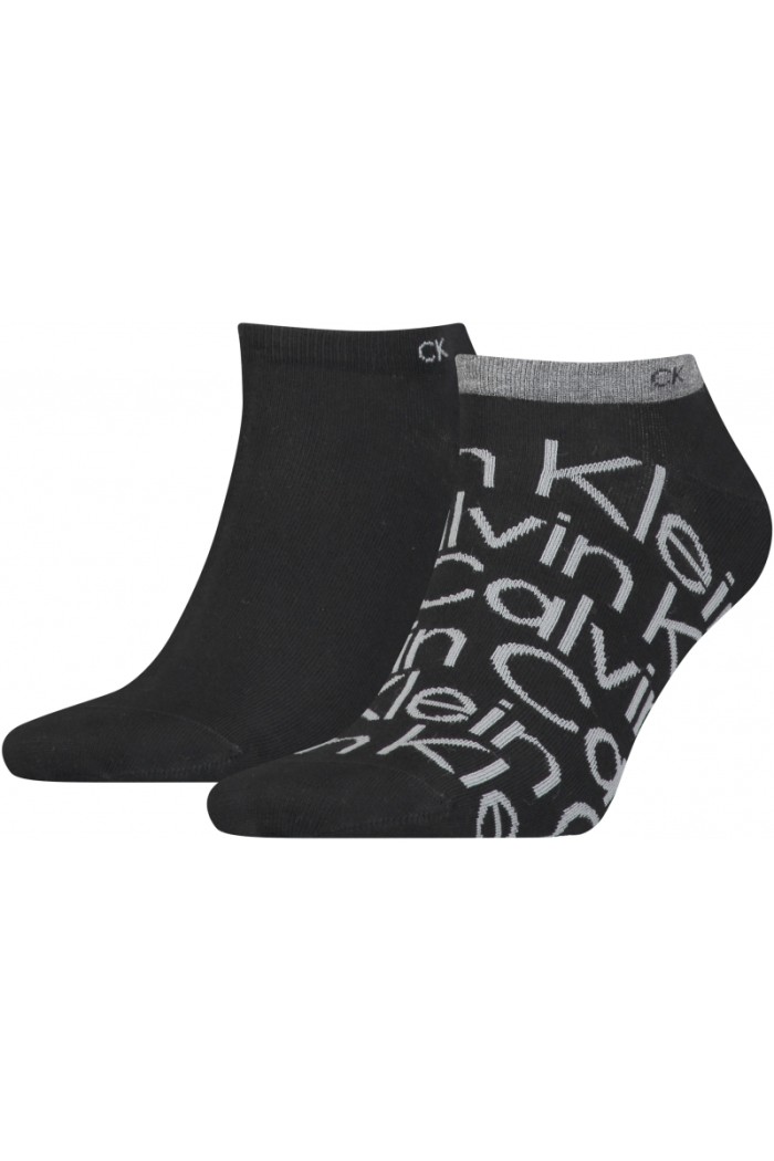 Calvin Klein ανδρικές βαμβακερές κάλτσες (2 pairs) κοντές σε δύο σχέδια 701218714-001