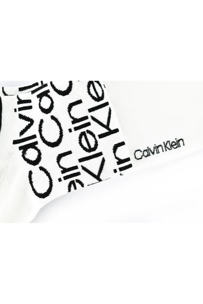 Calvin Klein ανδρικές βαμβακερές κάλτσες (2 pairs) κοντές σε δύο σχέδια 701218714-002
