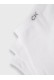Calvin Klein ανδρικές βαμβακερές κάλτσες (3packs) κοντές σε άσπρο χρώμα 701218718-002