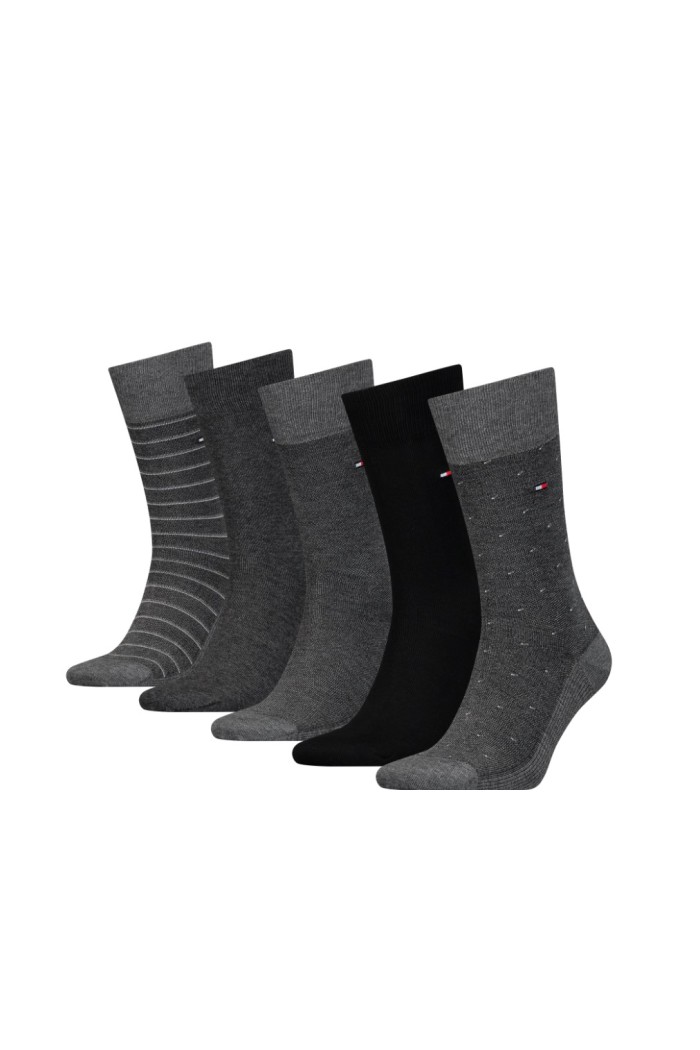 Tommy Hilfiger ανδρικές βαμβακερές κάλτσες 5pack (συσκευασία δώρου) 701224442-003