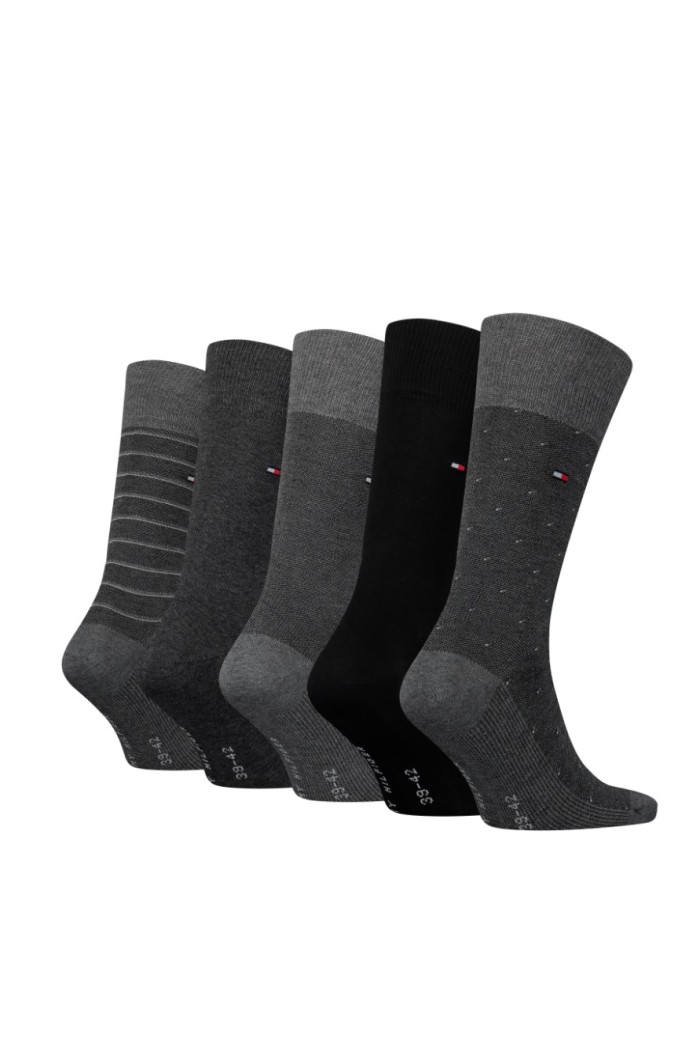 Tommy Hilfiger ανδρικές βαμβακερές κάλτσες 5pack (συσκευασία δώρου) 701224442-003