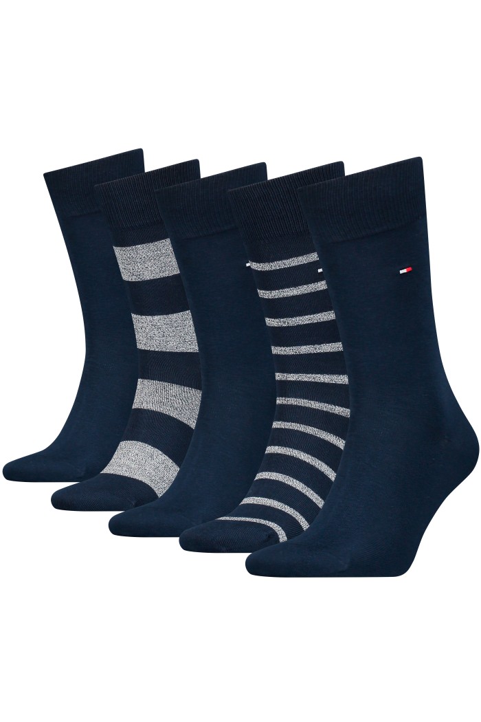 Tommy Hilfiger ανδρικές βαμβακερές κάλτσες 5pack (συσκευασία δώρου) 701224443-001