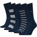 Tommy Hilfiger ανδρικές βαμβακερές κάλτσες 5pack (συσκευασία δώρου) 701224443-001