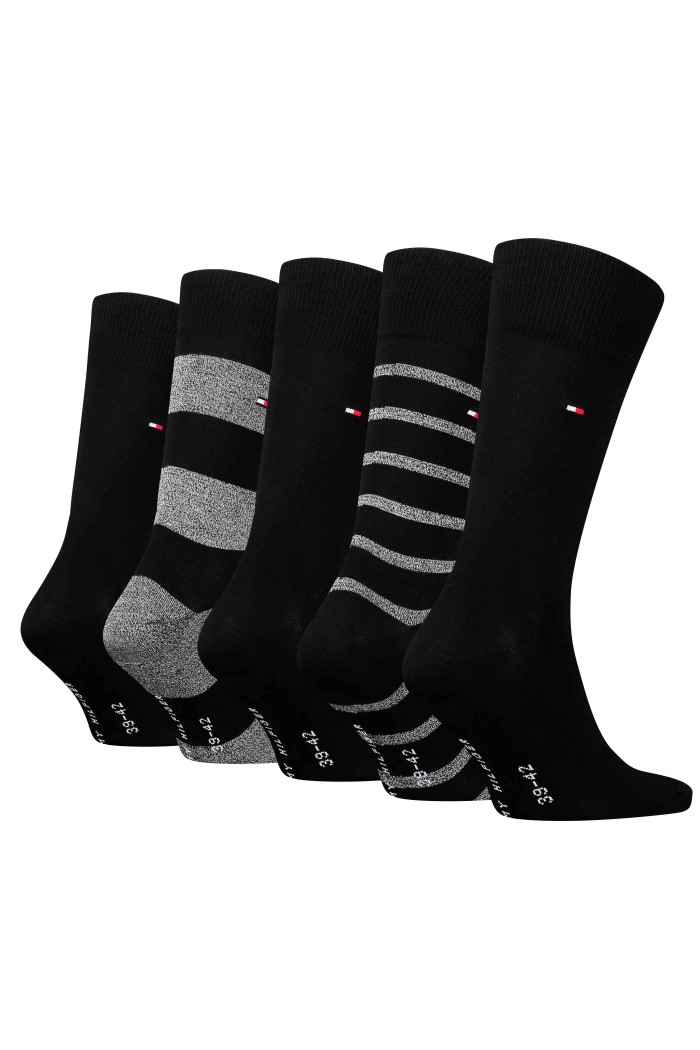 Tommy Hilfiger ανδρικές βαμβακερές κάλτσες 5pack (συσκευασία δώρου) 701224443-002