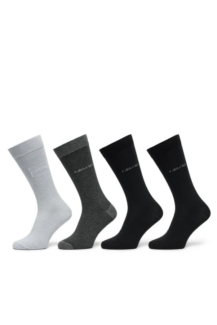 Calvin Klein ανδρικές κάλτσες 4pack βαμβακερές ψηλές (συσκευασία δώρου) 701229430 001