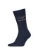 Tommy Hilfiger ανδρικές βαμβακερές κάλτσες 4pack σε σκ.μπλε χρώμα με 4 διαφορετικά σχέδια (συσκευασία δώρου) 701241158-001