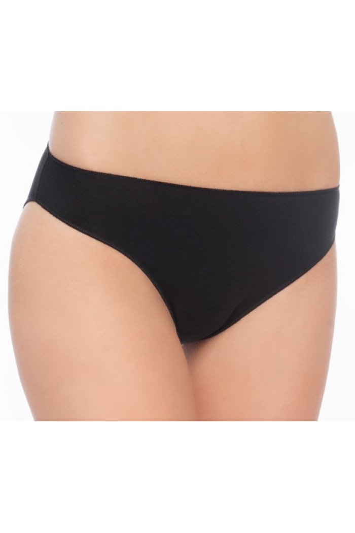 Minerva fimelle breif modal γυναικείο κυλοτάκι ολόκληρο 2τμχ (2pack) 81322-BLACK-XXL