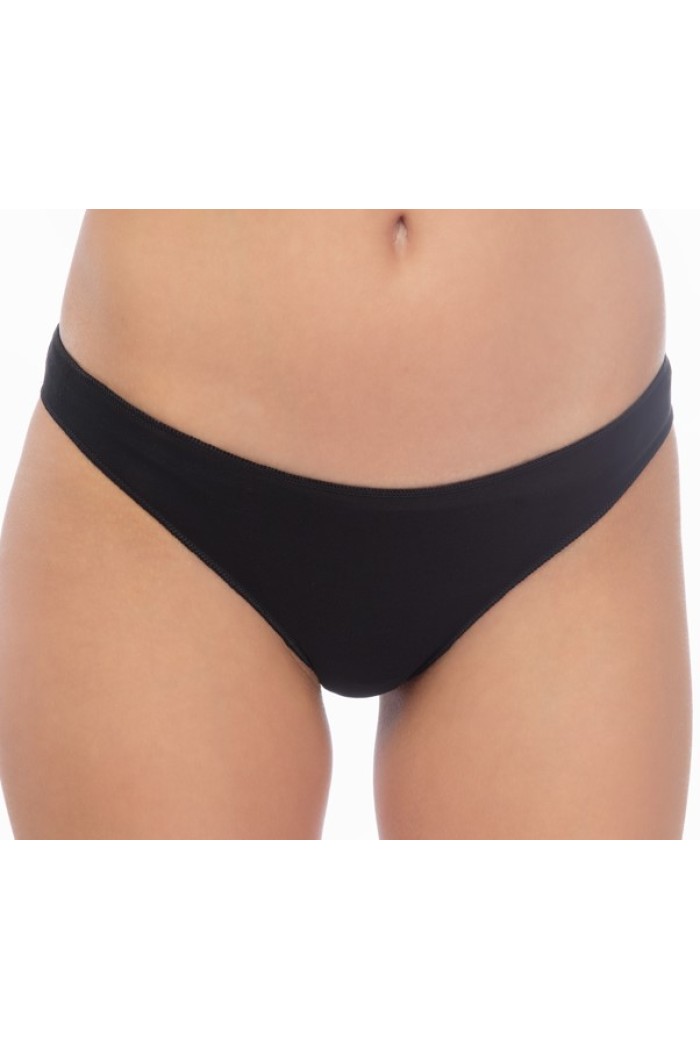 Minerva fimelle brazil modal γυναικείο κυλοτάκι κοφτό 2τμχ (2pack) 81325-BLACK