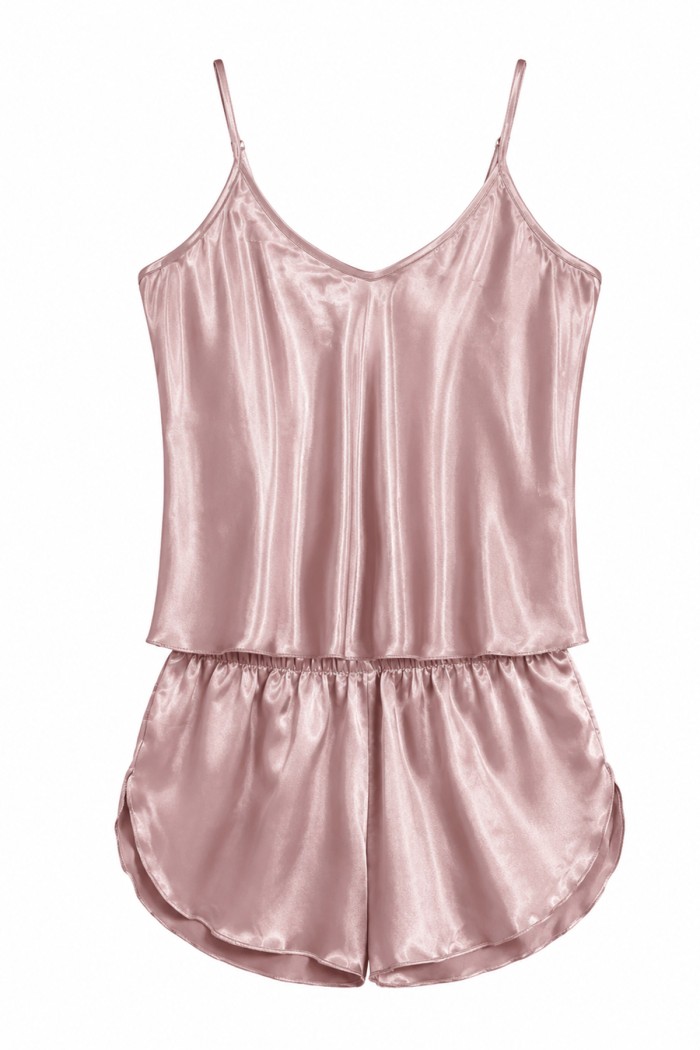 PRIMODA γυναικείο baby doll σε χρώμα σάπιο μήλο με αυξομείωση στην τιράντα 9089-ΣΑΠΙΟ ΜΗΛΟ