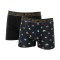Body Glove ανδρικά boxers 2pack, κανονική γραμμή 47%cotton,47%modal,6%spandex BGJD430006-PRINT