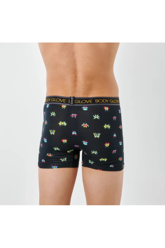 Body Glove ανδρικά boxers 2pack, κανονική γραμμή 47%cotton,47%modal,6%spandex BGJD430006-PRINT