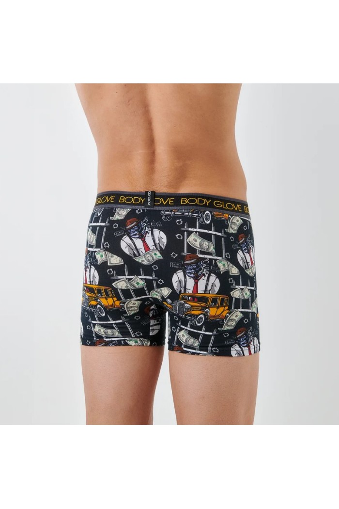 Body Glove ανδρικά boxers 2pack, κανονική γραμμή 47%cotton,47%modal,6%spandex BGJD430010-PRINT