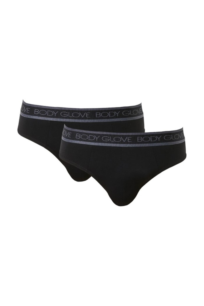 Body Glove ανδρικά slip 2pack, κανονική γραμμή 47%cotton,47%modal,6%spandex BGJD430011 001