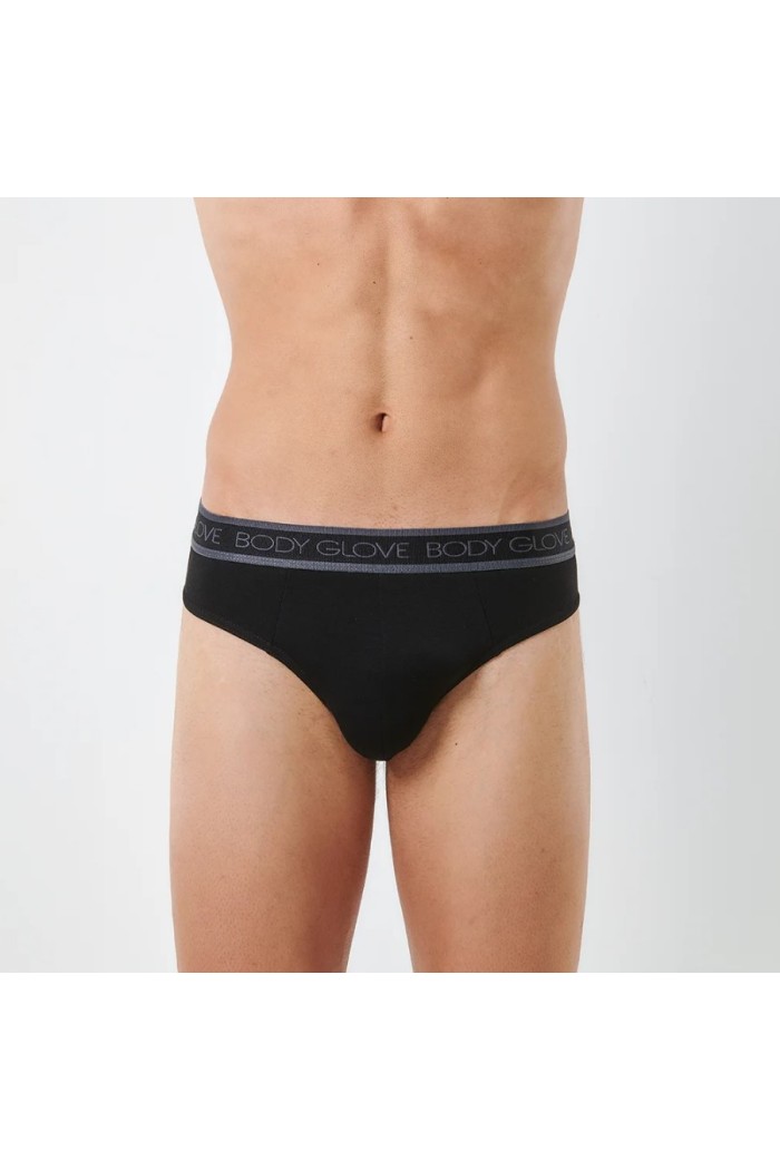 Body Glove ανδρικά slip 2pack, κανονική γραμμή 47%cotton,47%modal,6%spandex BGJD430011 001