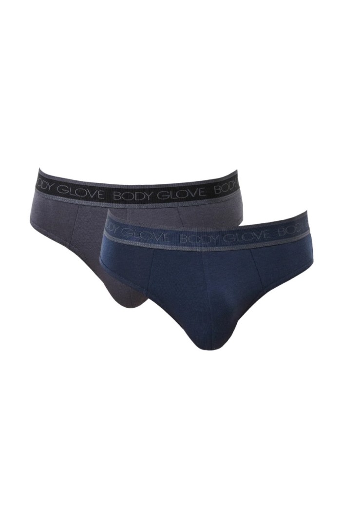 Body Glove ανδρικά slip 2pack, κανονική γραμμή 47%cotton,47%modal,6%spandex BGJD430011 003
