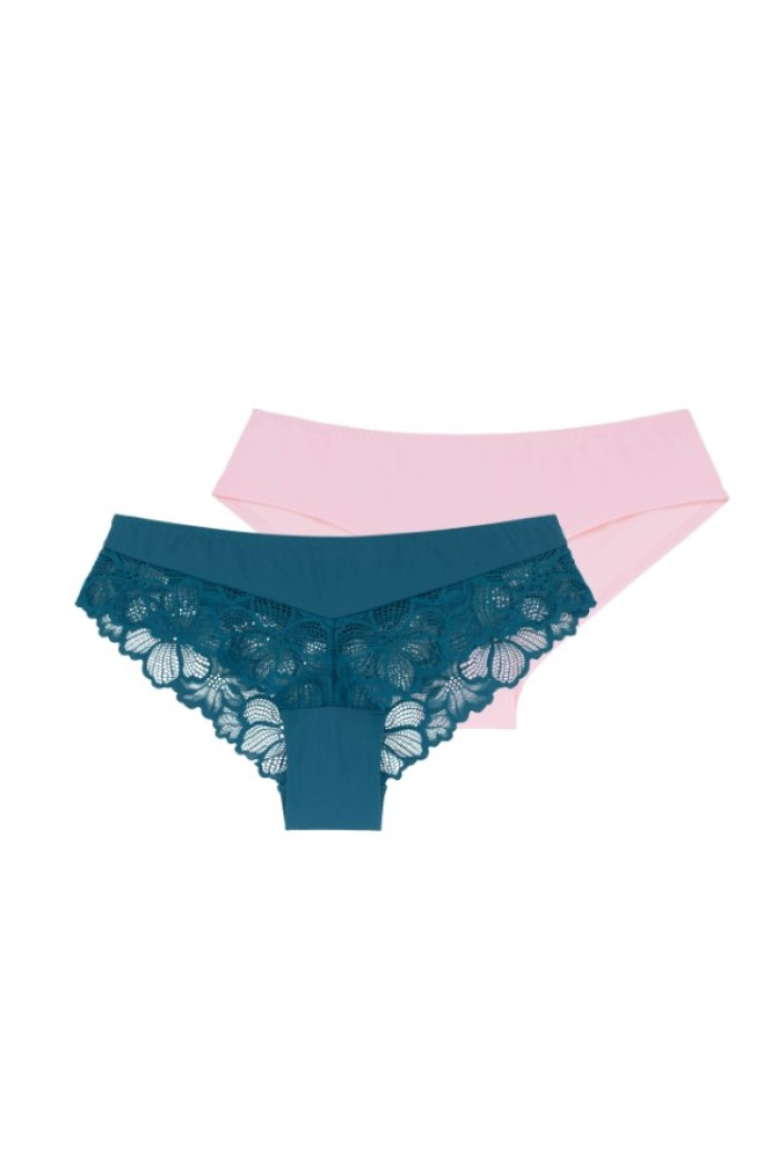 Dorina γυναικεία 2pack brief με κανονική γραμμή, 84%polyamid 16% elastane D001291LA088-2X0254