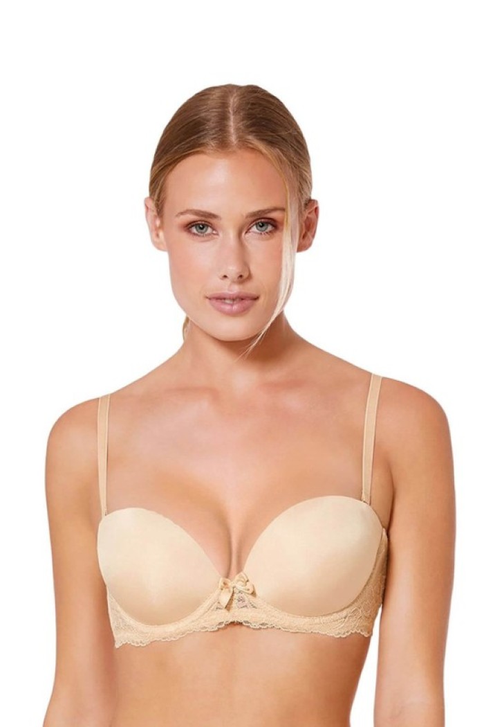 Dorina γυναικειο σουτιεν super push up balcony bra BRA D001594LA014-BE0001