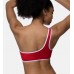Dorina γυναικείο μαγιό top με έναν ώμο σε κόκκινο χρώμα με άσπρη λεπτομέρεια,κανονική γραμμή,100%polyester D001736MI010-RD0029