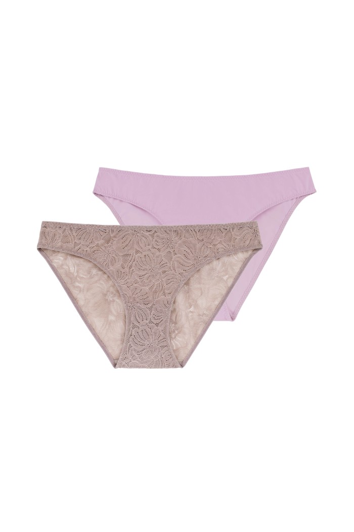 Dorina γυναικεία 2pack brief με κανονική γραμμή 84%polyamid 16%elastane D00749LA094-2X0265