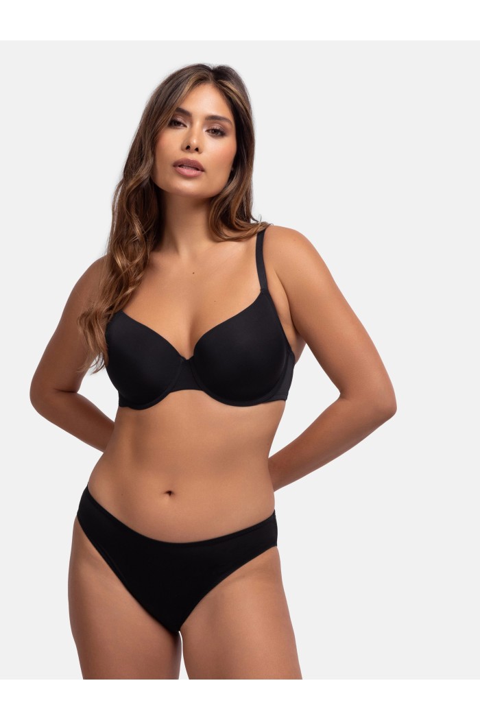 Dorina t-shirt bra michelle με επένδυση (B,C,D,E cups) μαύρο D17195MI033-BK0001