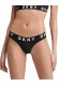 DKNY γυναικείο thong cozy boyfriend σε μαύρο χρώμα DK4529-Y3T