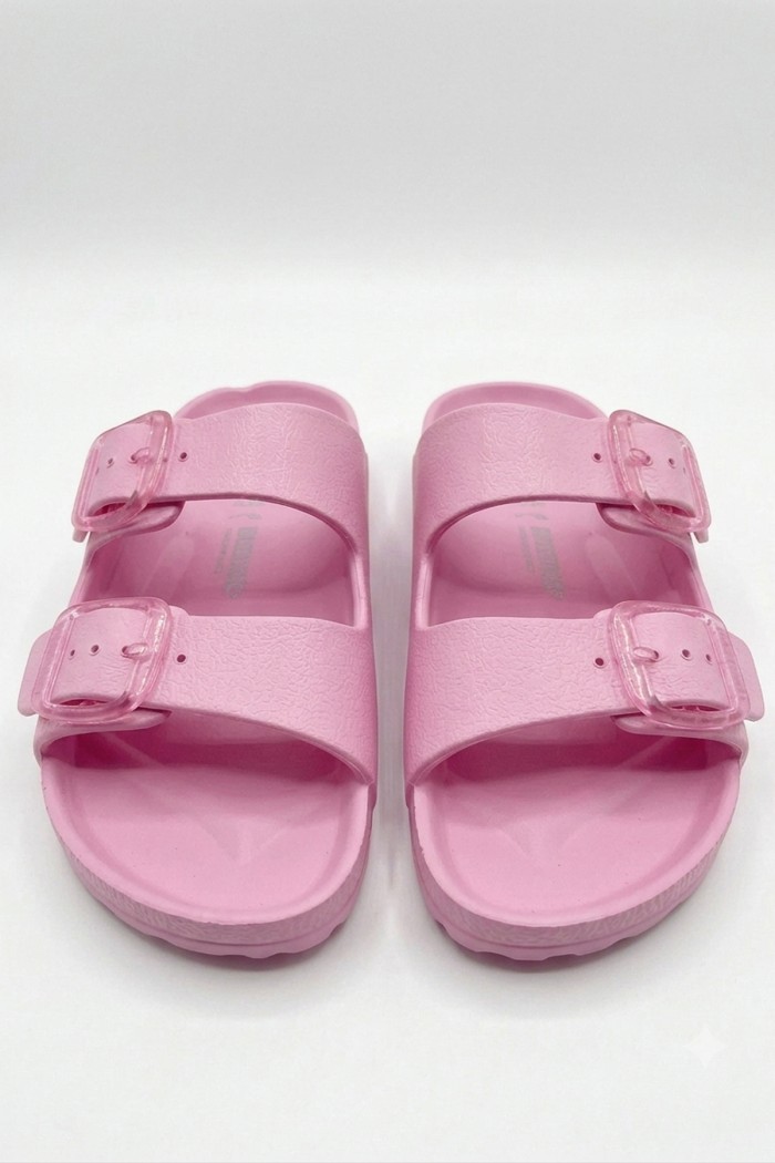 Calzedoro γυναικείες παντόφλες slides τυπου birkenstock σε ροζ χρώμα F2626-PINK