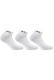 Fila unisex κοντές κάλτσες bamboo 3 τεμαχίων (3pack) F5500-WHITE