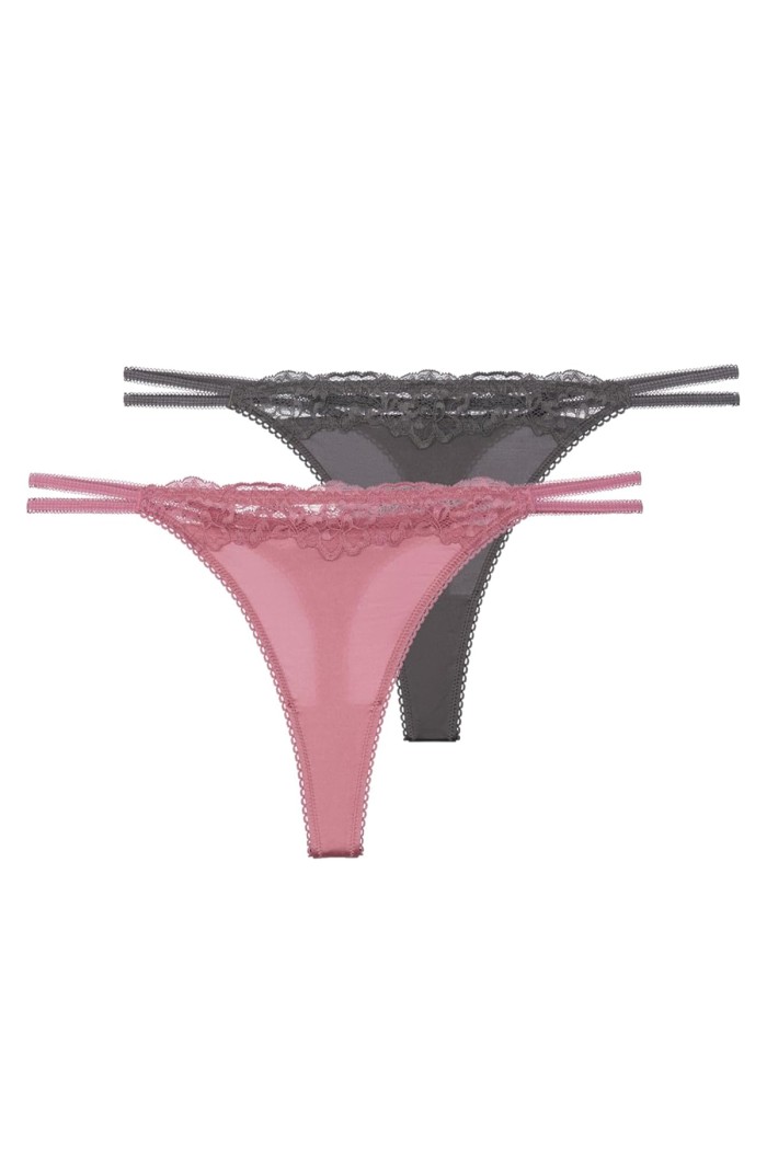 Dorina γυναικείο 2pack string, κανονική γραμμή, 74%polyamide 26%elastane FXST0054MI127-2X0526