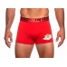 Inizio ανδρικό βαμβακερό boxer με μεταλιζέ λάστιχο κόκκινο χρώμα,στενή γραμμή,95%cotton 5%elastane  IN4501-07