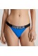 Calvin Klein γυναικείο μαγιό bottom brazilian σε μπλε ρουά χρώμα,κανονική γραμμή,100%polyester KW0KW01984 C4X