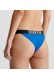 Calvin Klein γυναικείο μαγιό bottom brazilian σε μπλε ρουά χρώμα,κανονική γραμμή,100%polyester KW0KW01984 C4X