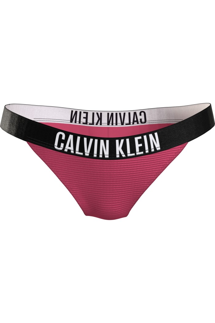 Calvin Klein γυναικείο μαγιό bottom brazilian σε φούξια χρώμα,κανονική γραμμή,100%polyester KW0KW02019-XI1