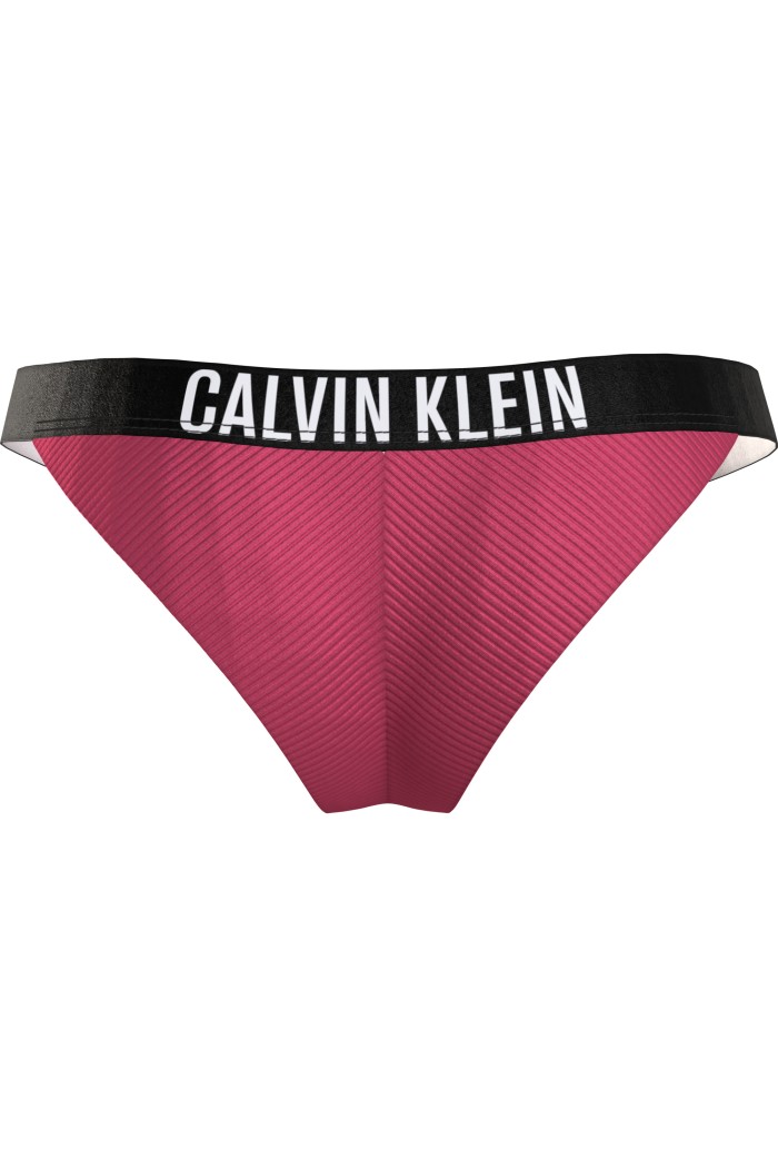 Calvin Klein γυναικείο μαγιό bottom brazilian σε φούξια χρώμα,κανονική γραμμή,100%polyester KW0KW02019-XI1