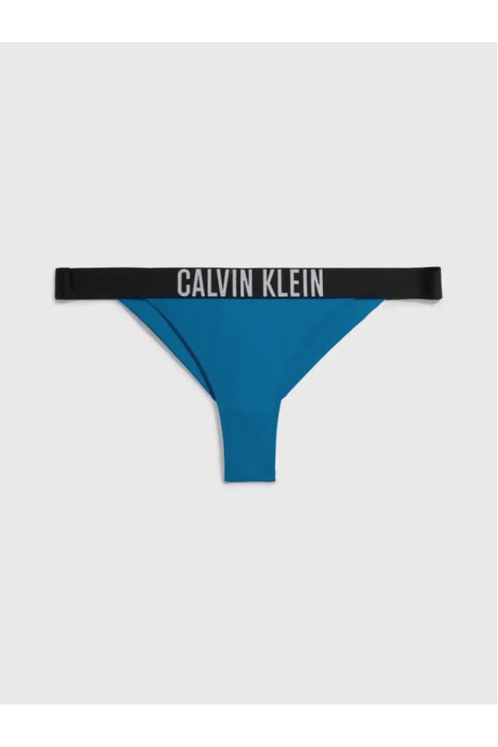 Calvin Klein γυναικείο μαγιό (κάτω μέρος) brazilian σε πετρόλ χρώμα, κανονική γραμμή,100%polyester KW0KW02857-CJ6