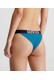 Calvin Klein γυναικείο μαγιό (κάτω μέρος) brazilian σε πετρόλ χρώμα, κανονική γραμμή,100%polyester KW0KW02857-CJ6