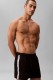 Calvin Klein ανδρικό μαγιό short σε μαύρο χρώμα με το λογότυπο της εταιρείας στο πλάι  LV00N61039-UB1