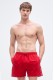 Calvin Klein ανδρικό μαγιό short σε κόκκινο χρώμα με το λογότυπο της εταιρείας στο πλάι LV00N61039-XU9