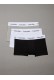 Calvin Klein ανδρικά βαμβακερά boxer 3pack (λευκό-γκρι-μαύρο),κανονική γραμμή,95%cotton 5%elastane LV00NB4389-MP1