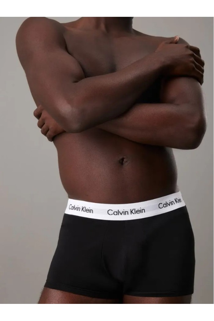 Calvin Klein ανδρικά βαμβακερά boxer 3pack (λευκό-γκρι-μαύρο),κανονική γραμμή,95%cotton 5%elastane LV00NB4389-MP1